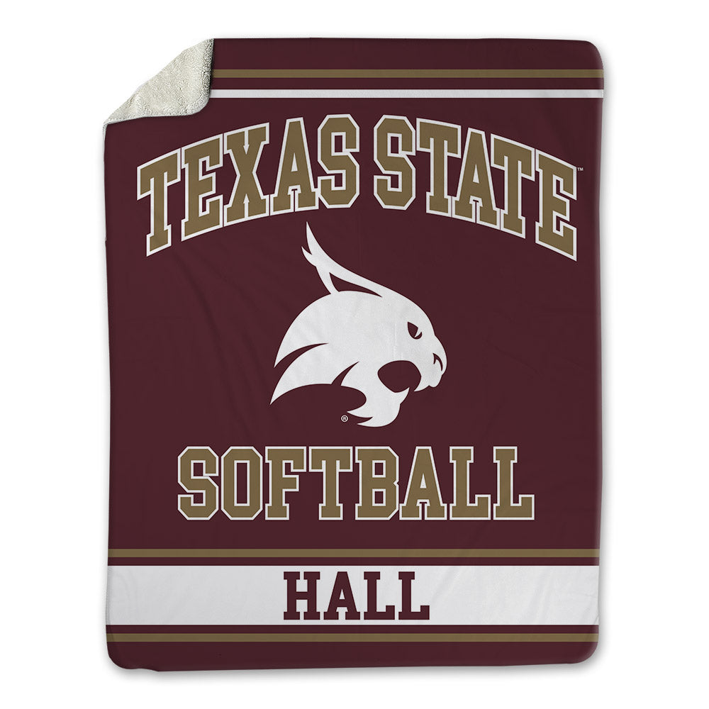 Texas State - NCAA Softball : Makayla Hall - Blanket-0