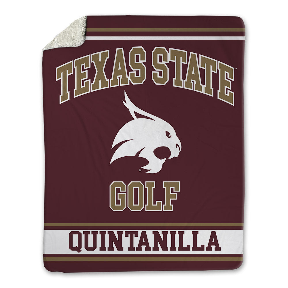 Texas State - NCAA Women's Golf : Grace Quintanilla - Blanket-0