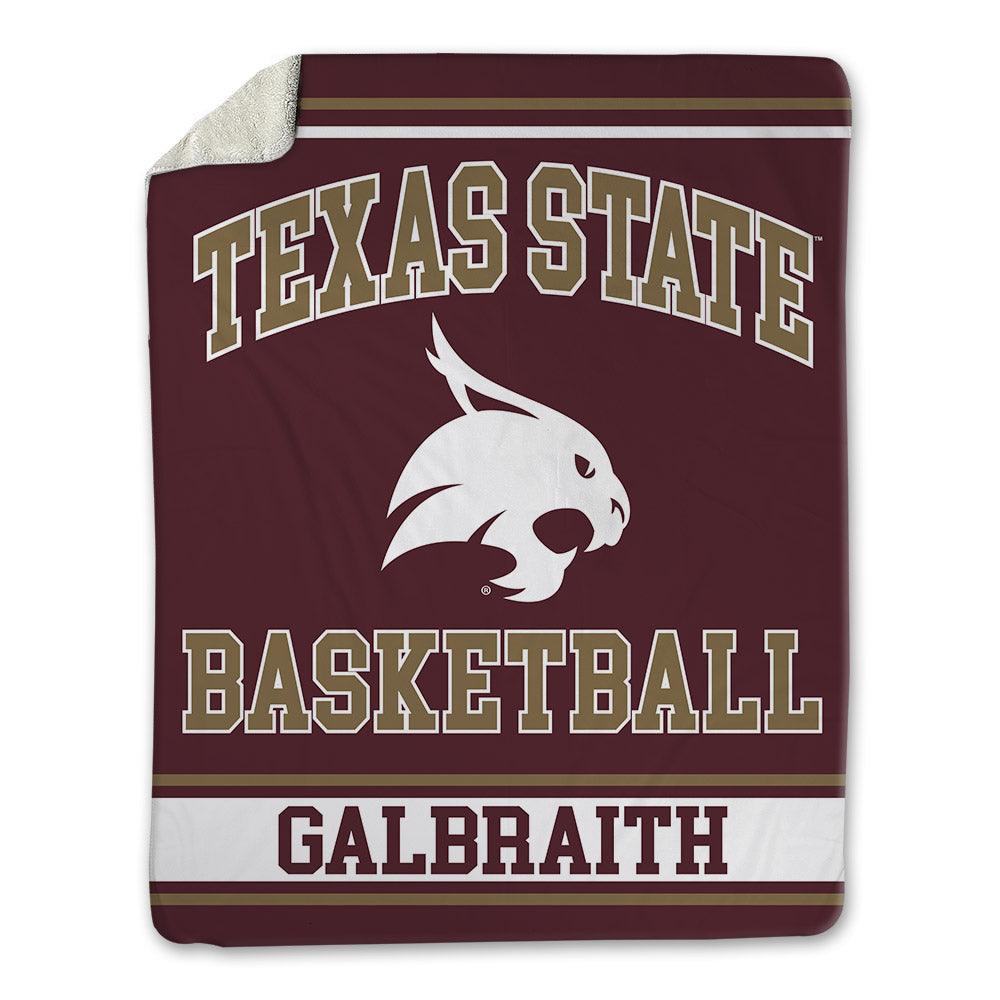 Texas State - NCAA Women's Basketball : Mia Galbraith - Blanket-0