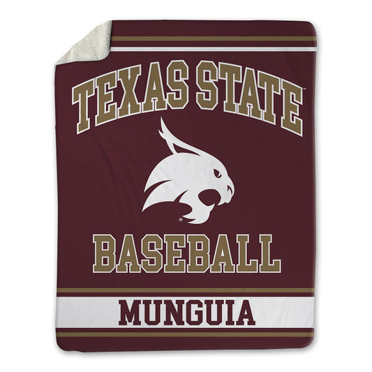 Texas State - NCAA Baseball : Austin Munguia - Blanket-0