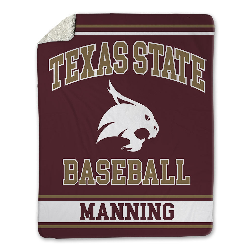 Texas State - NCAA Baseball : Cade Manning - Blanket-0