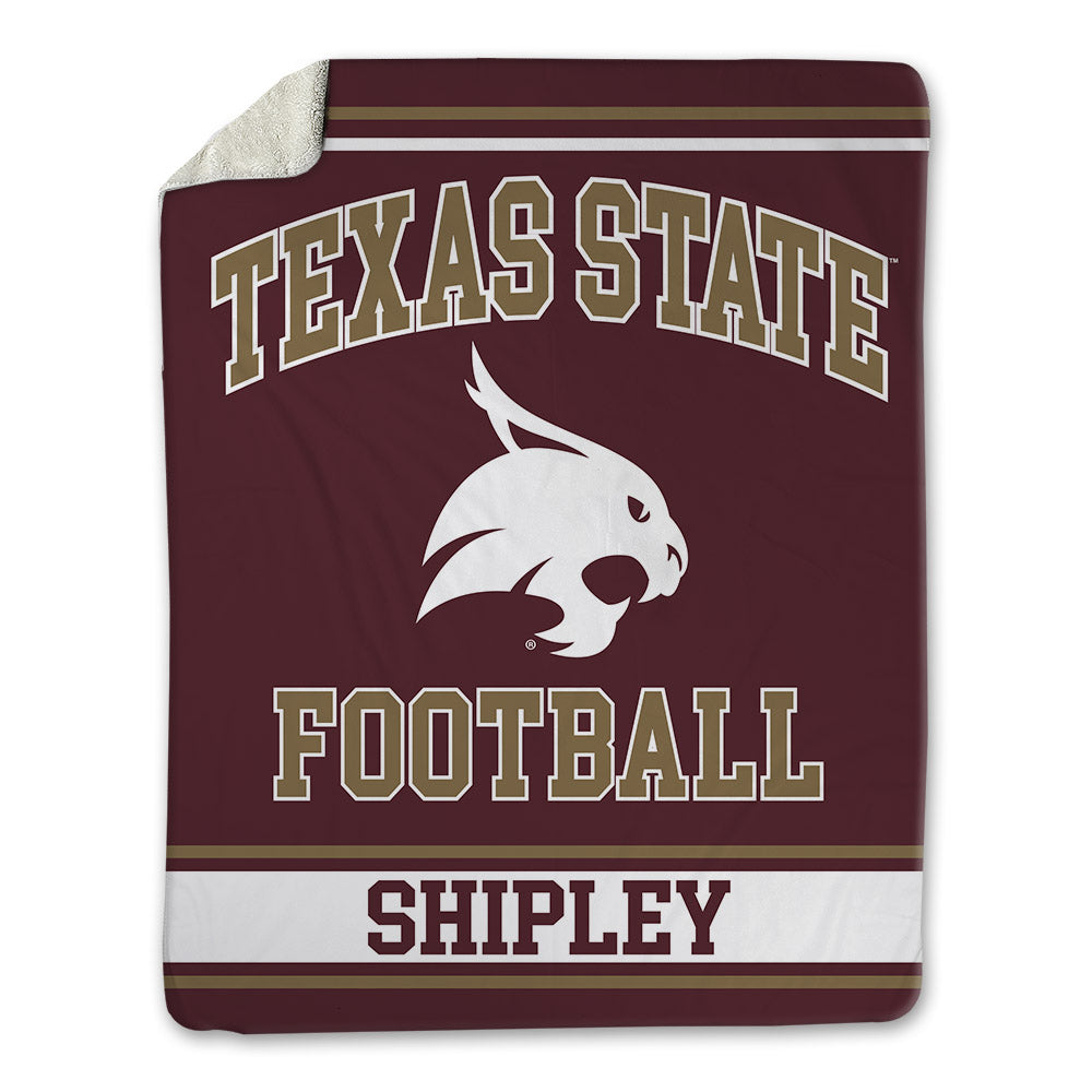 Texas State - NCAA Football : Mason Shipley - Blanket-0