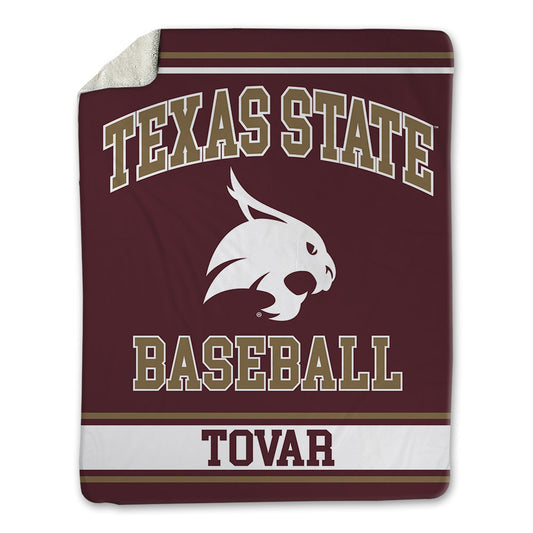 Texas State - NCAA Baseball : Jesus Tovar - Blanket-0