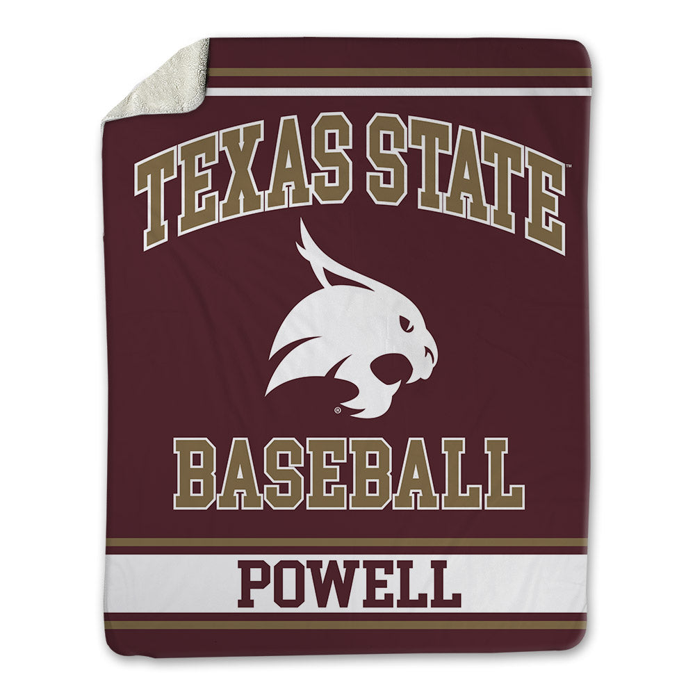 Texas State - NCAA Baseball : Davis Powell - Blanket-0