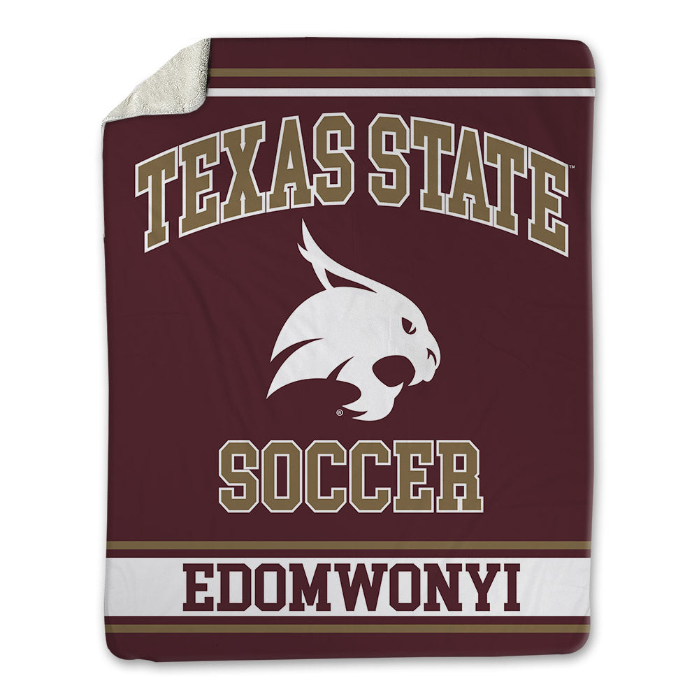 Texas State - NCAA Women's Soccer : Elizabeth Edomwonyi - Blanket-0