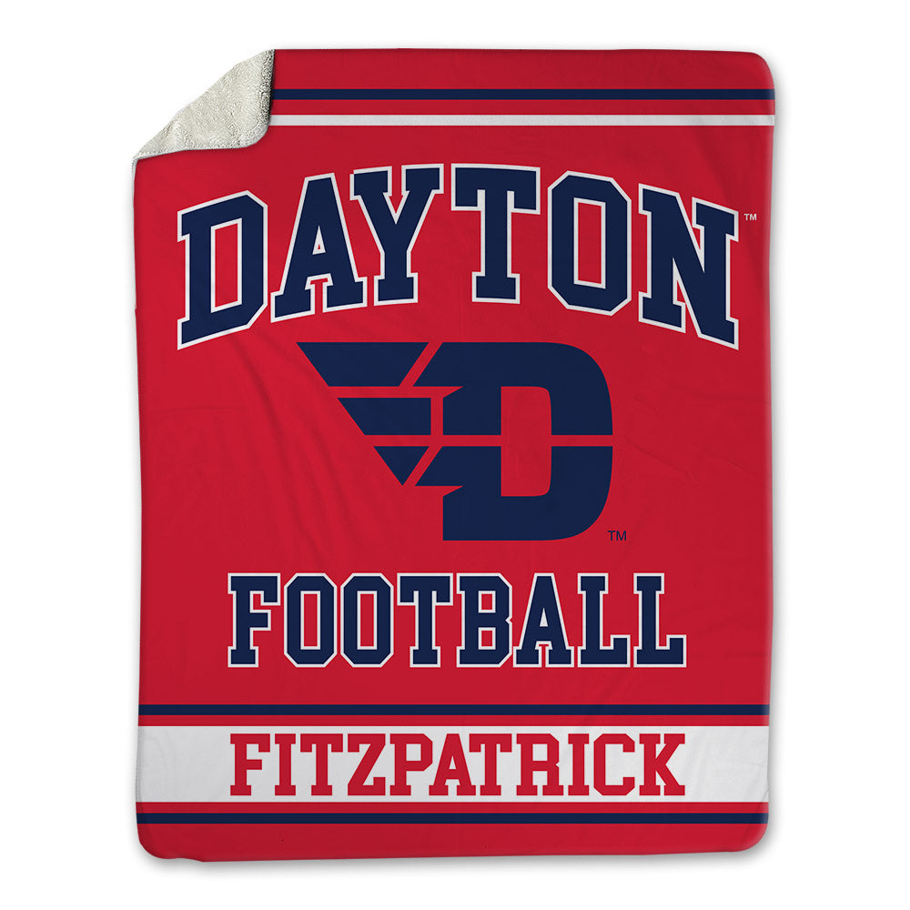 Dayton - NCAA Football : Dillon Fitzpatrick - Blanket-0