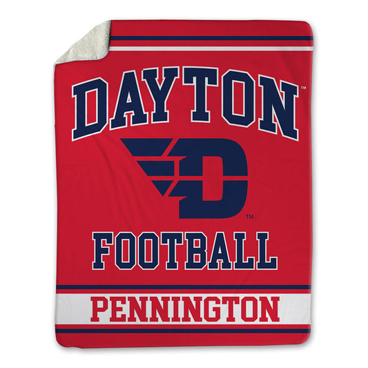 Dayton - NCAA Football : Luke Pennington - Blanket-0