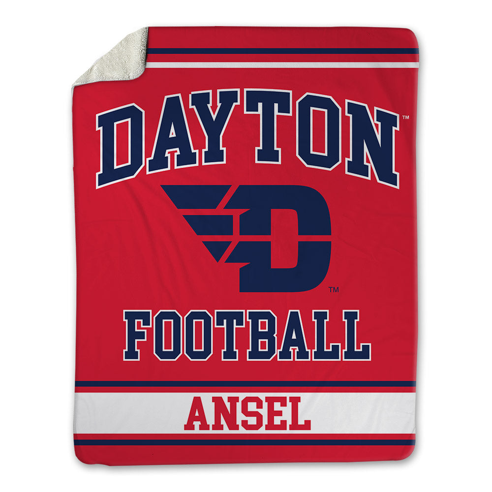 Dayton - NCAA Football : Collin Ansel - Blanket-0