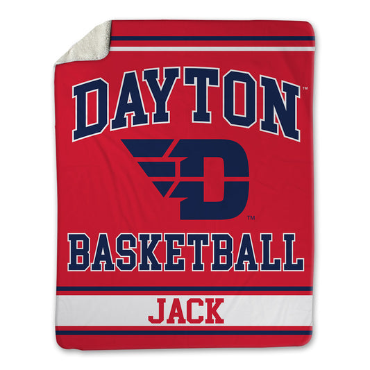 Dayton - NCAA Men's Basketball : Isaac Jack - Blanket-0