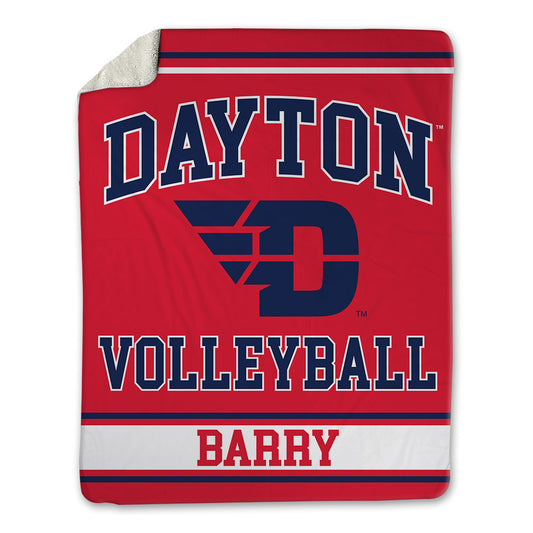 Dayton - NCAA Women's Volleyball : Lillian Barry - Blanket-0