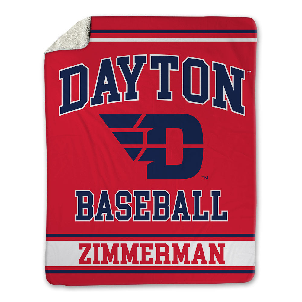 Dayton - NCAA Baseball : Jack Zimmerman - Blanket-0