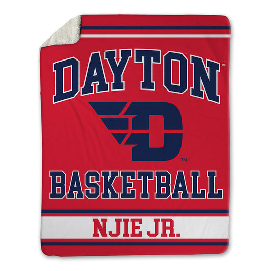 Dayton - NCAA Men's Basketball : Adam Njie Jr. - Blanket-0