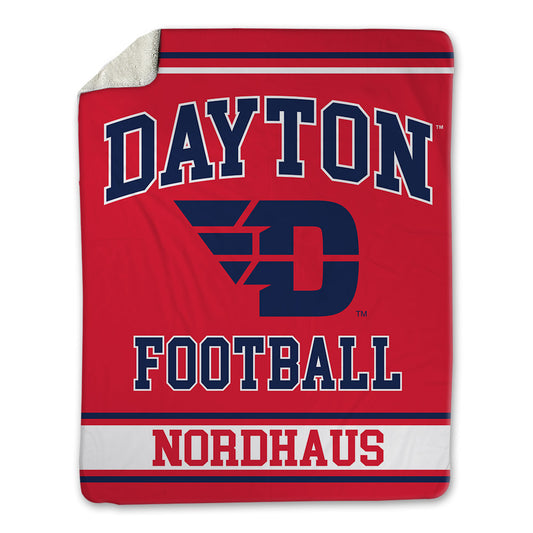 Dayton - NCAA Football : Noah Nordhaus - Blanket-0