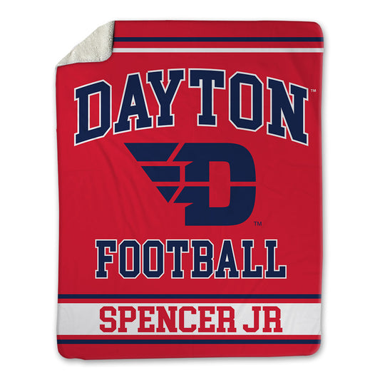 Dayton - NCAA Football : Tehron Spencer Jr - Blanket-0