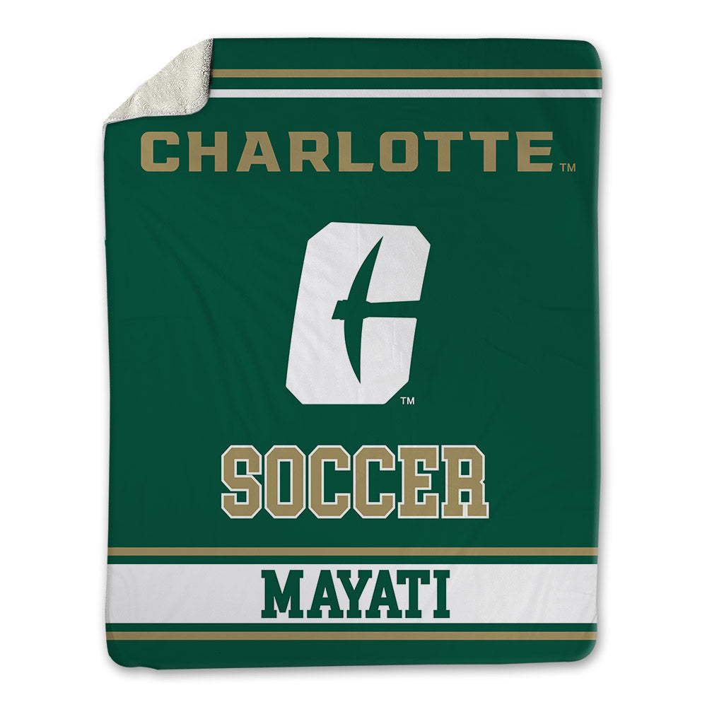 UNC Charlotte - NCAA Men's Soccer : Chadi Mayati - Blanket-0