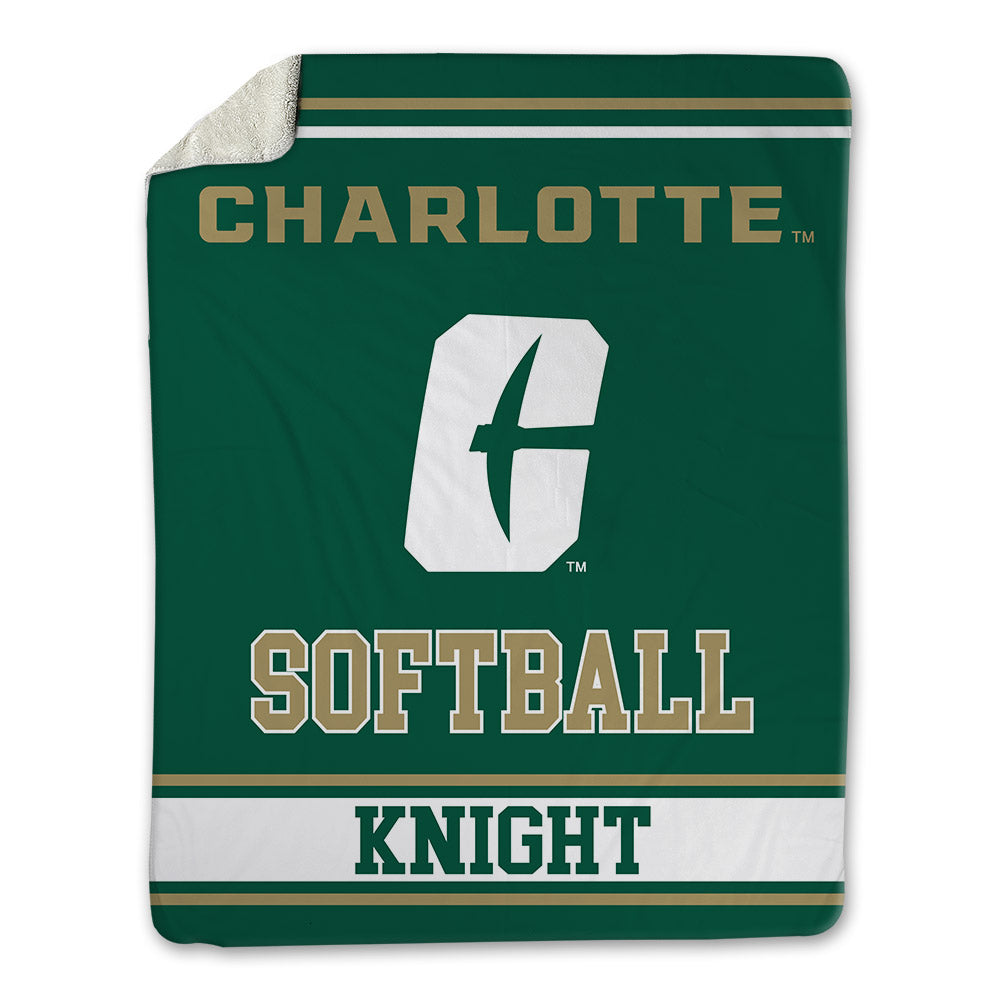 UNC Charlotte - NCAA Softball : Abigail Knight - Blanket-0