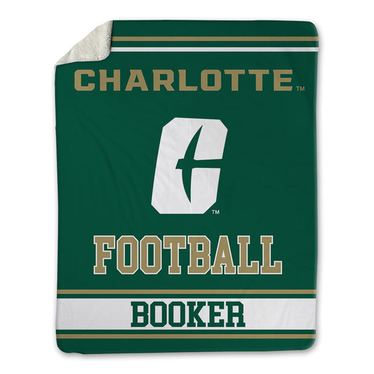 UNC Charlotte - NCAA Football : Trevon Booker - Blanket-0