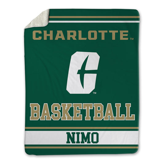 UNC Charlotte - NCAA Women's Basketball : Karen Nimo - Blanket-0