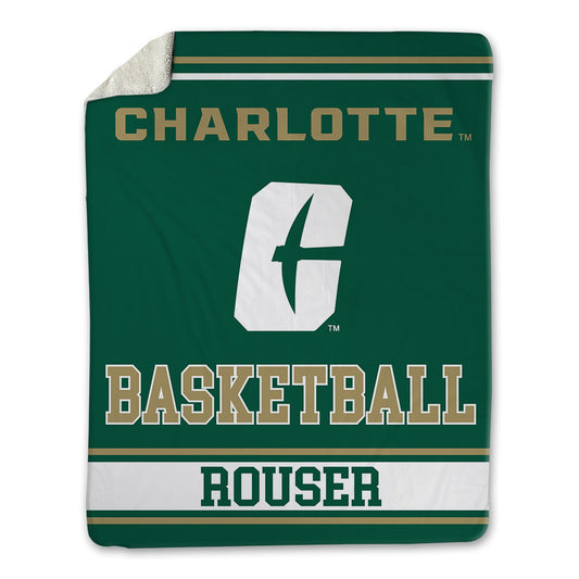 UNC Charlotte - NCAA Women's Basketball : Alana Rouser - Blanket-0