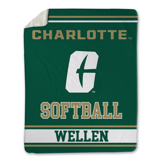 UNC Charlotte - NCAA Softball : Christina Wellen - Blanket-0