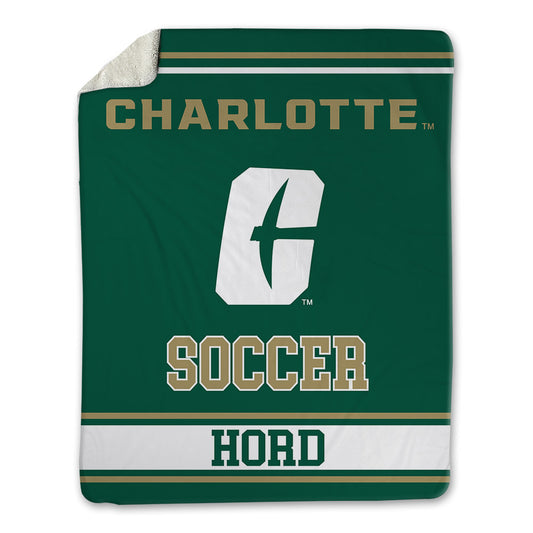 UNC Charlotte - NCAA Women's Soccer : Hayden Hord - Blanket-0