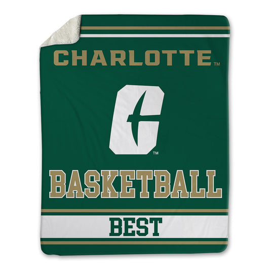 UNC Charlotte - NCAA Women's Basketball : Zoe Best - Blanket-0