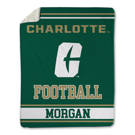 UNC Charlotte - NCAA Football : Desmond Morgan - Blanket-0