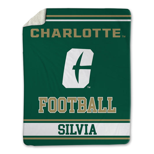 UNC Charlotte - NCAA Football : Dominic Silvia - Blanket-0