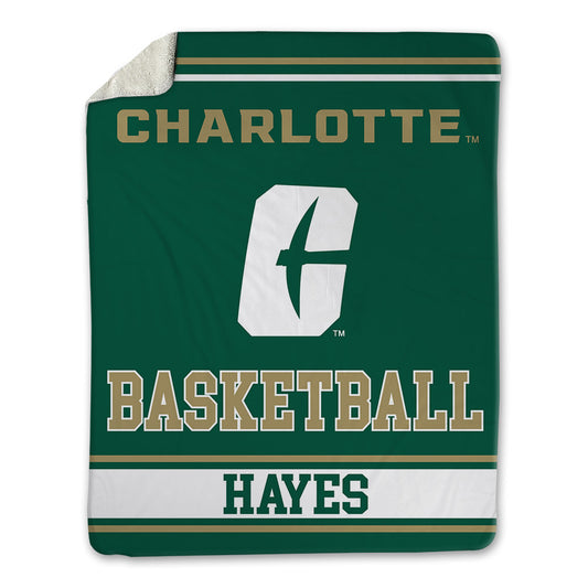 UNC Charlotte - NCAA Women's Basketball : Tanajah Hayes - Blanket-0