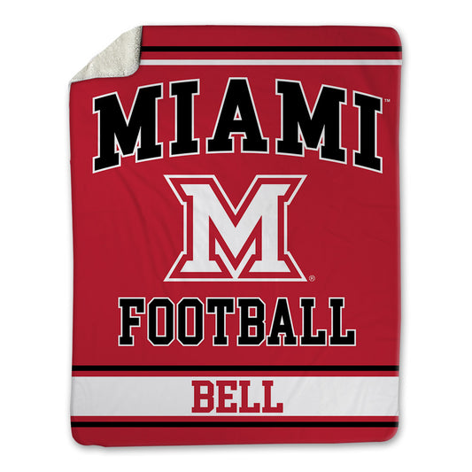 Miami of Ohio - NCAA Football : Devin Bell - Blanket-0
