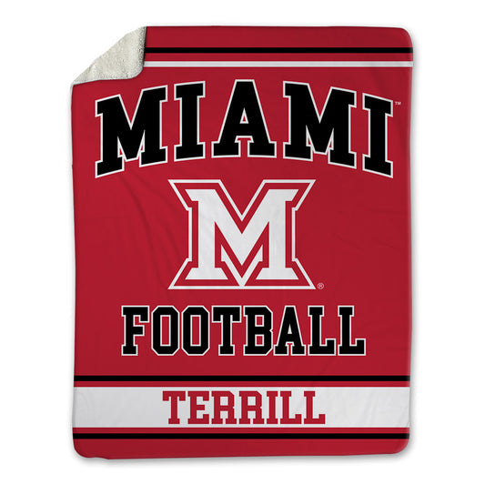 Miami of Ohio - NCAA Football : Drew Terrill - Blanket-0