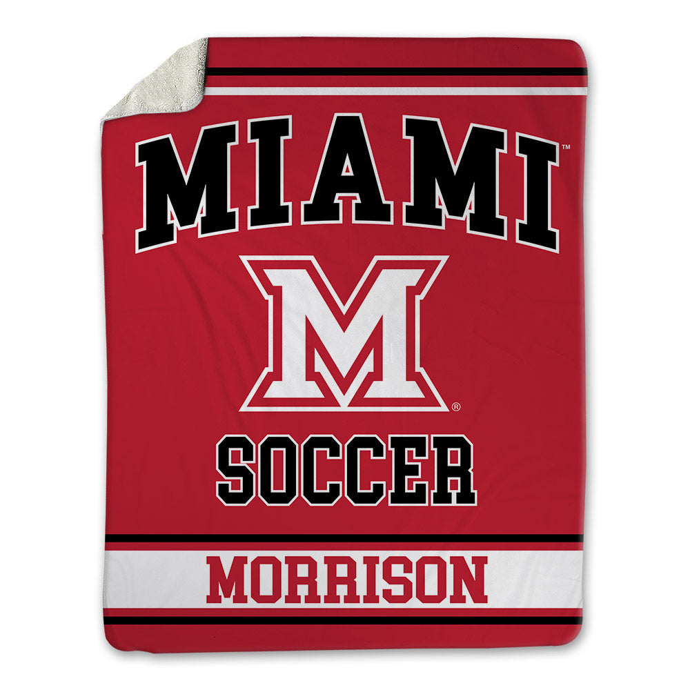 Miami of Ohio - NCAA Women's Soccer : Kailyn Morrison - Blanket-0
