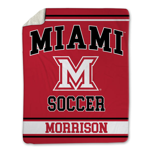 Miami of Ohio - NCAA Women's Soccer : Kailyn Morrison - Blanket-0