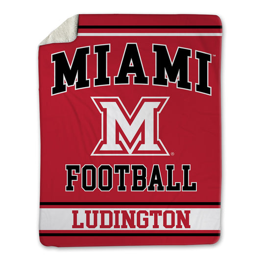 Miami of Ohio - NCAA Football : Anthony Ludington - Blanket-0