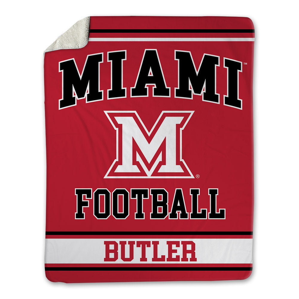 Miami of Ohio - NCAA Football : Mitchell Butler - Blanket-0