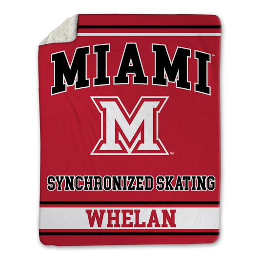 Miami of Ohio - NCAA Women's Synchronized Skating : Quinn Whelan - Blanket-0