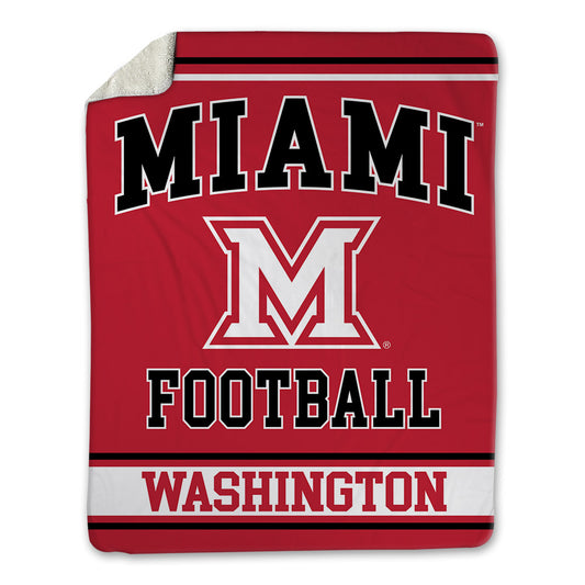 Miami of Ohio - NCAA Football : Nasir Washington - Blanket-0