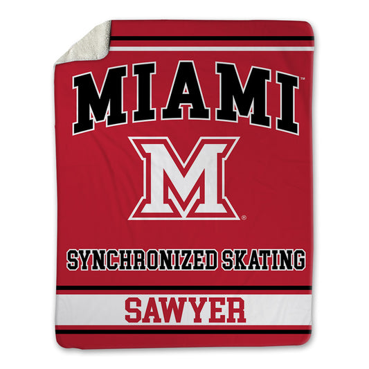 Miami of Ohio - Synchronized Skating : Paige Sawyer - Blanket-0