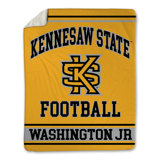 Kennesaw - NCAA Football : JeRico Washington Jr - Blanket-0