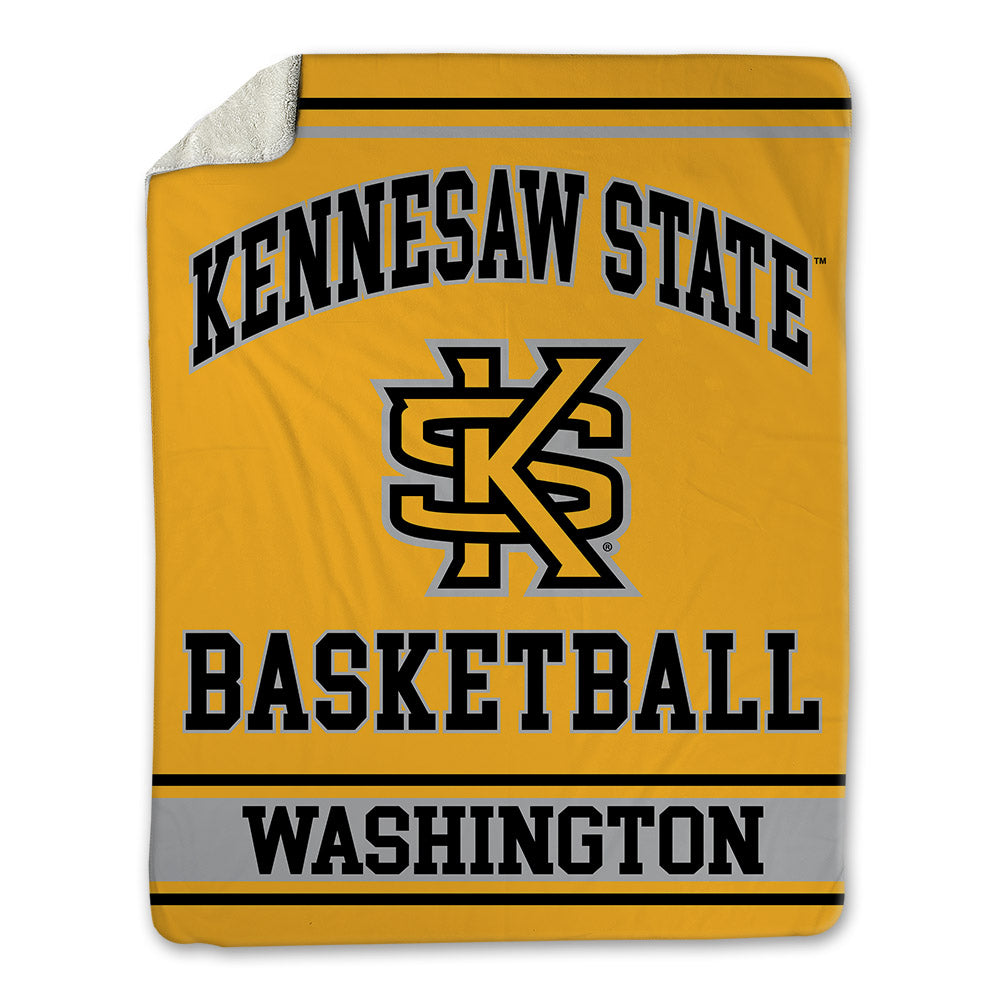 Kennesaw - NCAA Men's Basketball : Darius Washington - Blanket-0