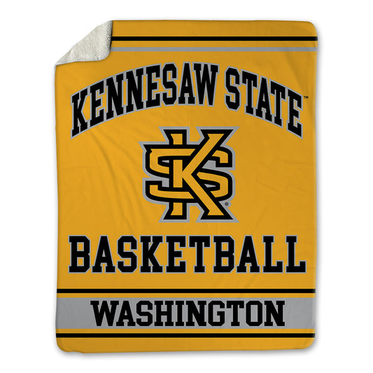 Kennesaw - NCAA Men's Basketball : Darius Washington - Blanket-0
