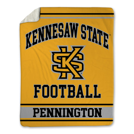 Kennesaw - NCAA Football : JT Pennington - Blanket-0