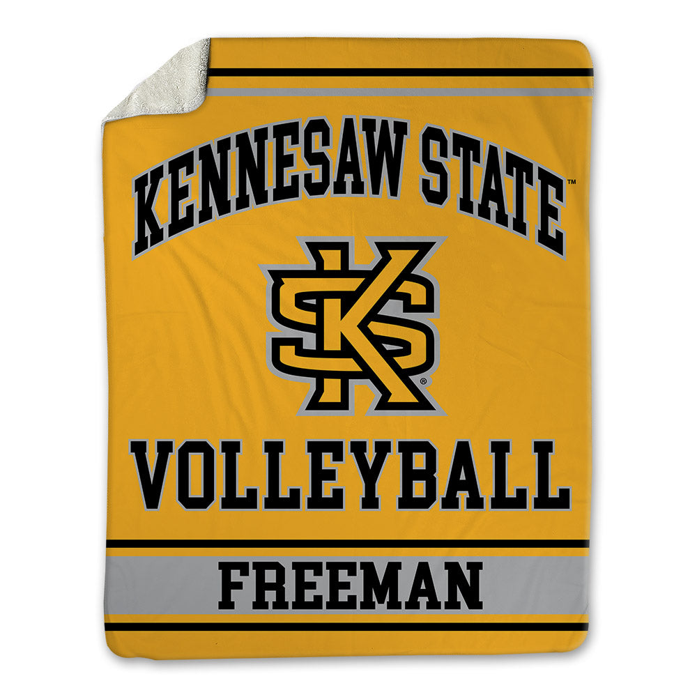 Kennesaw - NCAA Women's Volleyball : Leah Freeman - Blanket-0