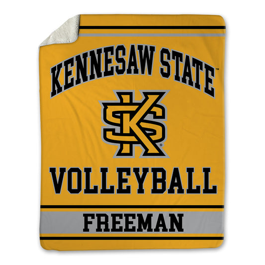 Kennesaw - NCAA Women's Volleyball : Leah Freeman - Blanket-0