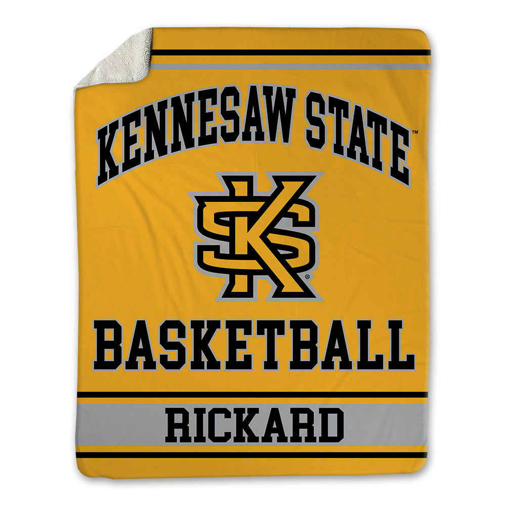 Kennesaw - NCAA Men's Basketball : Kaden Rickard - Blanket-0