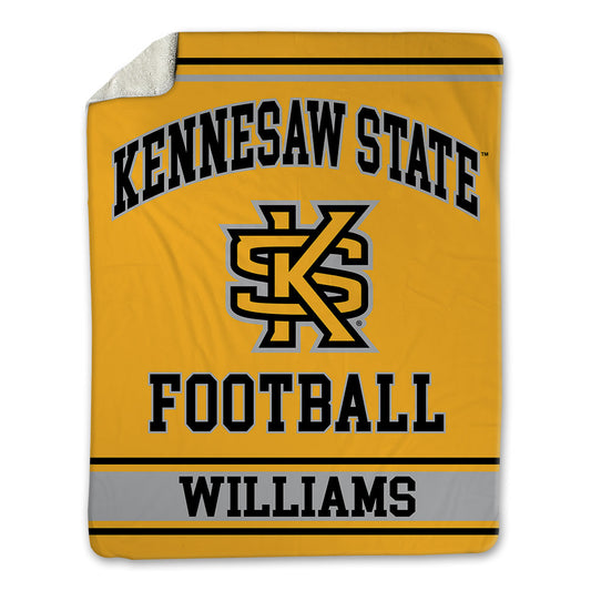 Kennesaw - NCAA Football : Jamiel Williams - Blanket-0