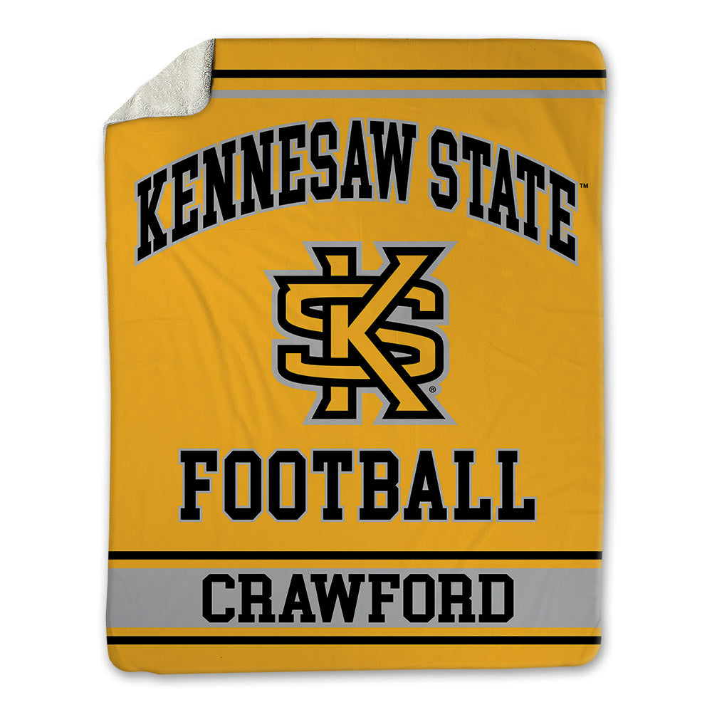 Kennesaw - NCAA Football : Haston Crawford - Blanket-0
