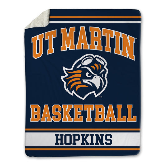 UT Martin - NCAA Men's Basketball : AJ Hopkins - Blanket-0