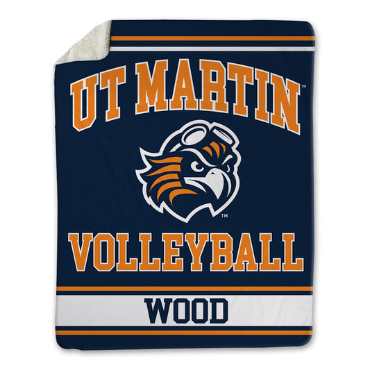 UT Martin - NCAA Women's Volleyball : Megan Wood - Blanket-0