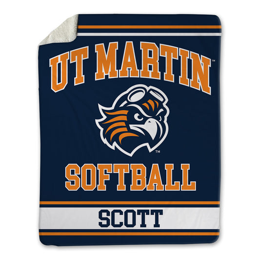 UT Martin - NCAA Softball : Dylan Scott - Blanket-0